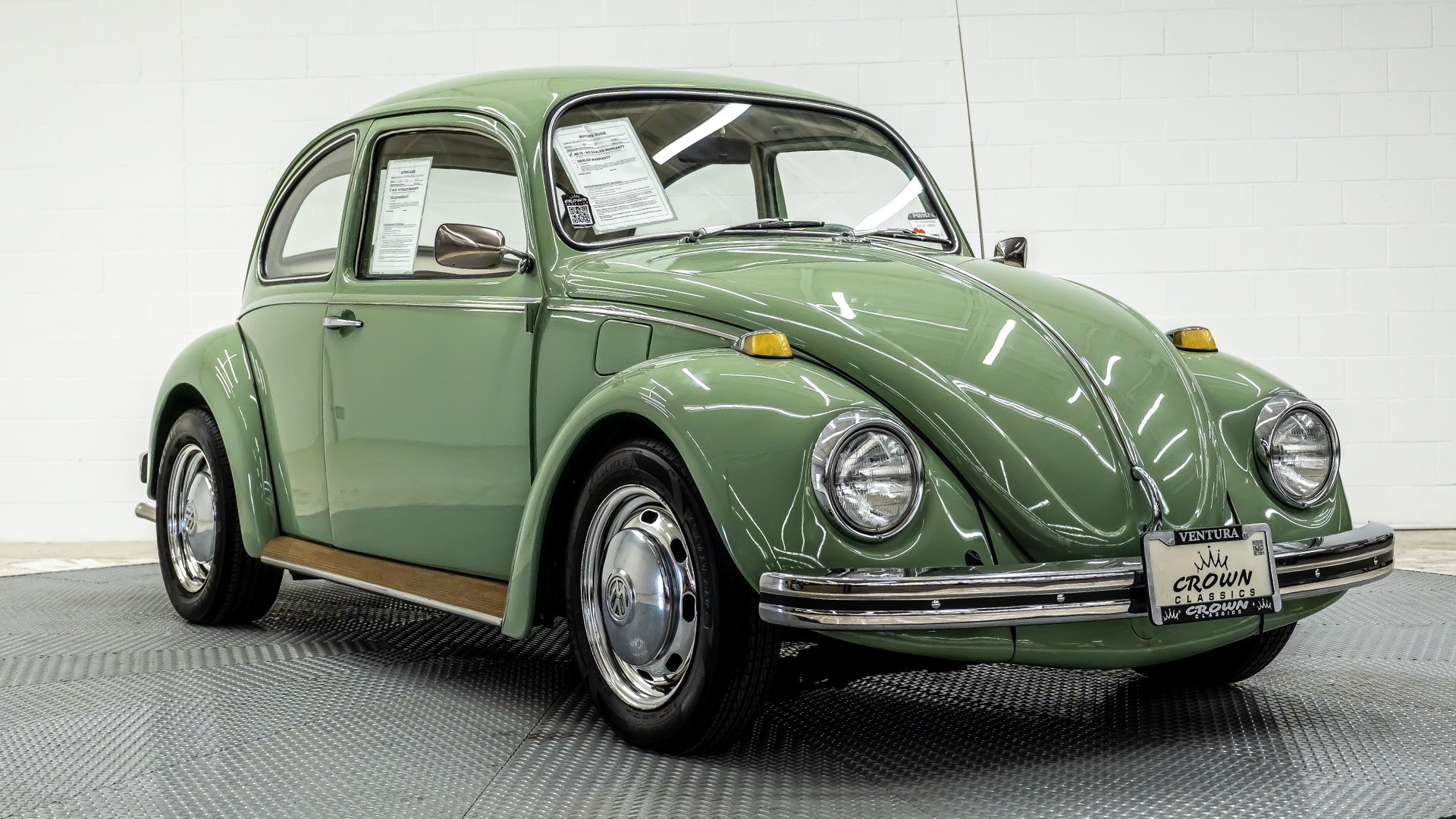 A classic Volkswagen Beetle car